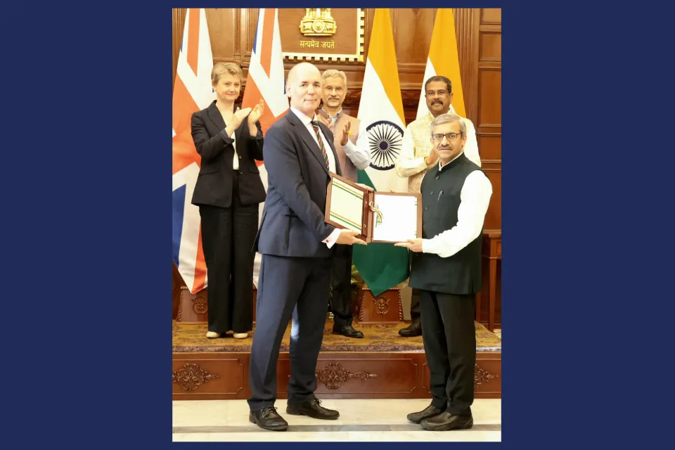 Government of India approves Bengaluru campus at event attended by UK foreign secretary
